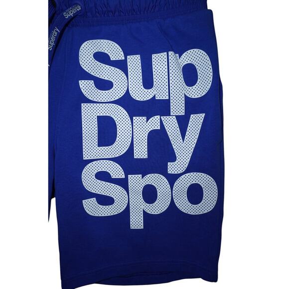 Superdry Sport Combat 22 Logo Shorts – Size M – Blue - Picture 2 of 6